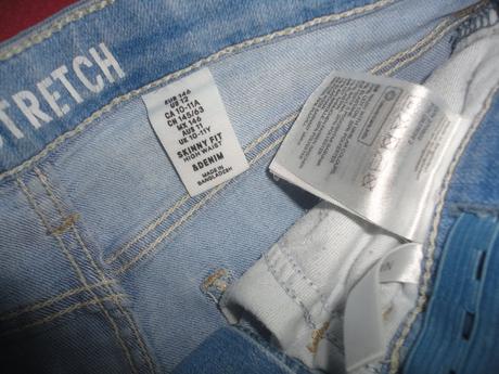 Strečové světlé rifle c+a, vel. 10-11 let, c&a,140