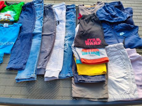 Balík/mix 23ks chlapec 110-116/122, 104–116