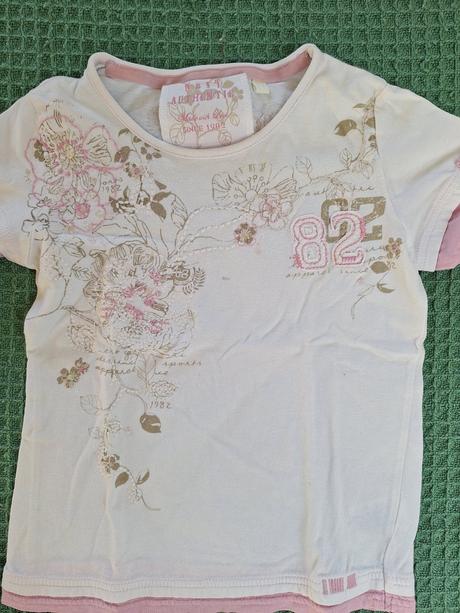 Tričko top dlouhý rukáv vel. 122 / 128, 122