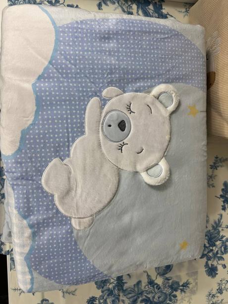 Dětské povlečení set 6 ks s medvídkem, šířka (cm): 90,délka (cm): 135