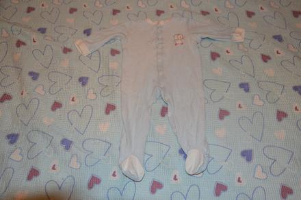 Teplý froté plyšový overal s kačenkou, 68