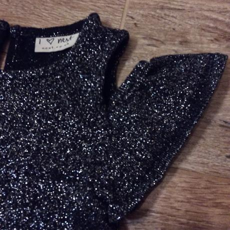 Třpytkaté šaty next, next,110