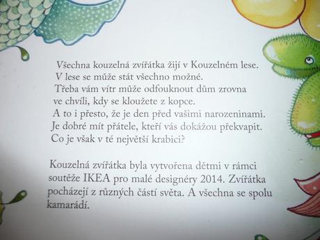 Dětská kniha "kamarádi z kouzelného lesa",