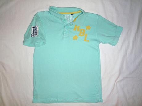 Krásné zelinkavé tričko s límečkem, rebel,140