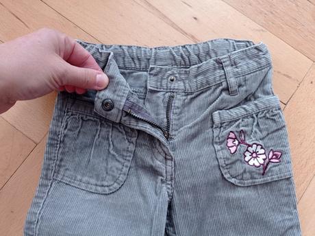 Kalhoty manšestráky 104, palomino,104