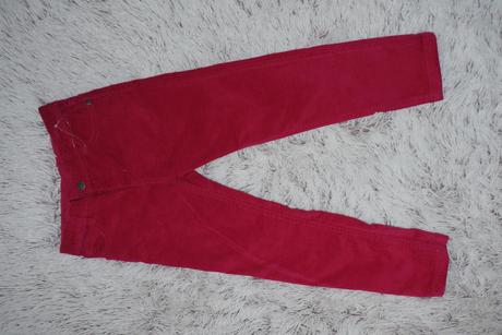 Manzestrove kalhoty malinove barvy, kids,110