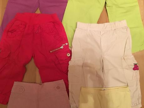 3/4 kalhoty-tříčtvrťáky 6x 116/122, topolino,116
