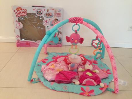 Hrací deka bright starts+usínaček+sada do postýlky,