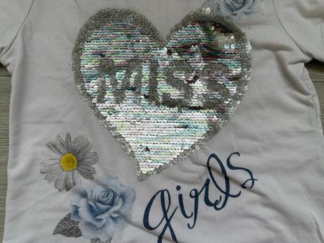 Dívčí tričko s měnícími flitry, vel. 122, 122