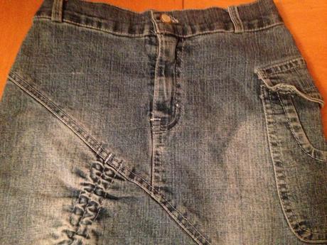 Dívčí riflová sukně vel. 92 - 98, 92