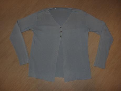 Světle modrý svetr s/m, s