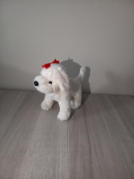 Plyšák stojící pejsek,