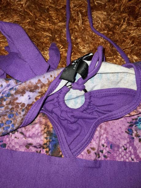 Tunika, triko fialové dámské, s