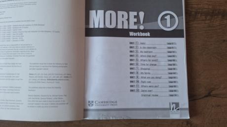 More 1 workbook- cambridge s cd, 