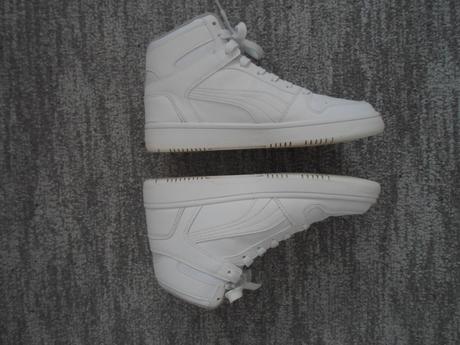 Bílé kotníčkové boty tenisky botasky puma, puma,39