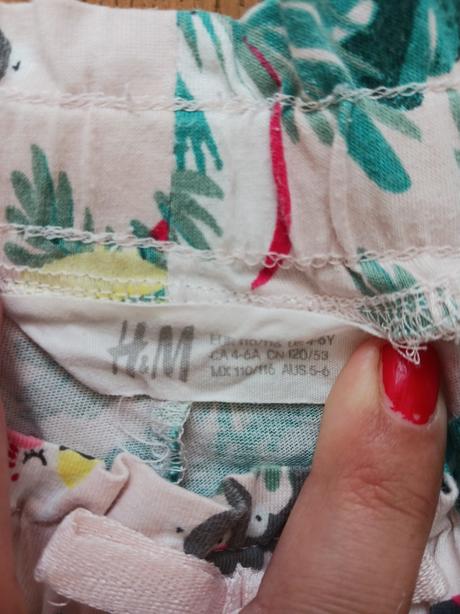 H&m kraťasky č.110/116, h&m,110