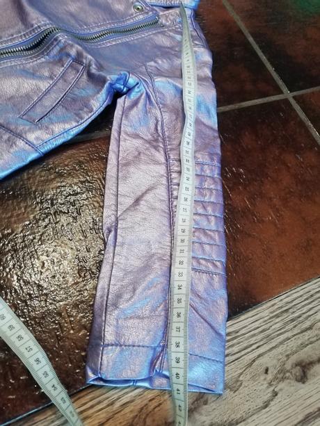 Luxusní nová koženková bundička pro princeznu 2-4r, h&m,92