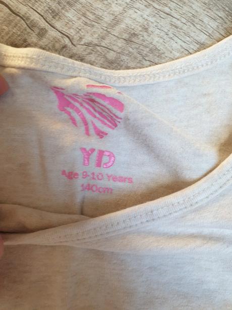 Dívčí crop top triko, 134