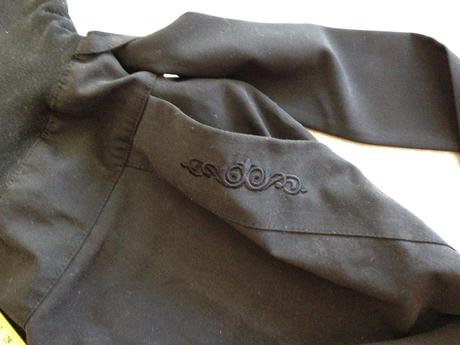 Černé těhotenské společenské elegant kalhoty vel.l, l