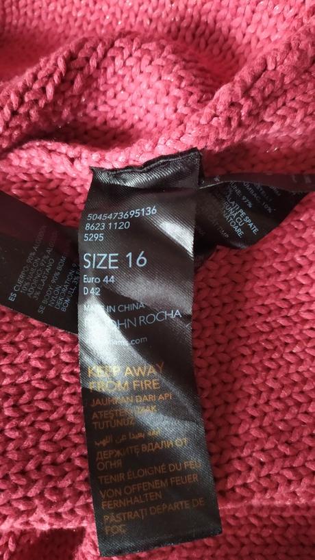 Svetr zn. rjr.john rocha vel.44, 44