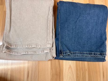 Džíny/rifle wide leg hm vel.158, h&m,158