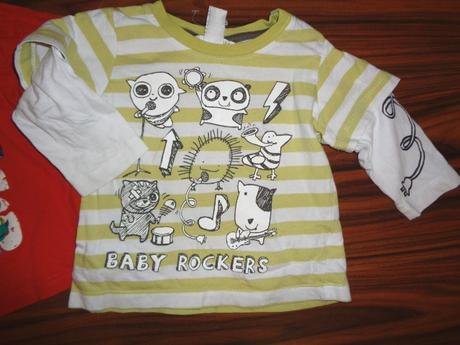 Duo super triček dino + příšerky, topomini,74