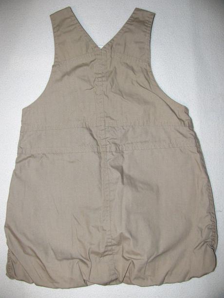 Plátěná sukně s laclem, 80