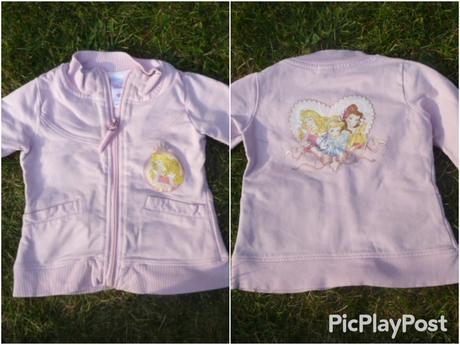 Princeznová mikina s kapucí na zip c&a vel.92, c&a,92