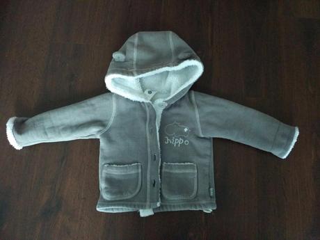 Teplá bunda s chlupem 6-12 měsíců, 80