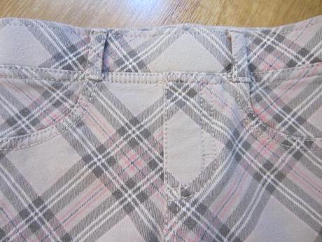 Kárované, kostkované legíny, džegíny, h&m,92