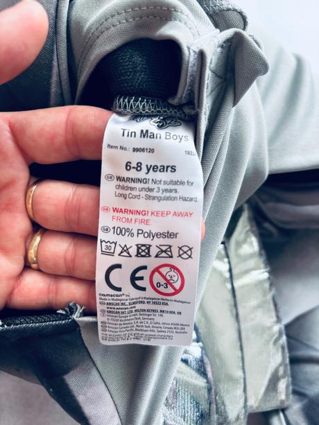 An20/kostým čaroděj země oz/ tin man - v.6/8 let, 