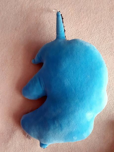 Plyšoví jednorožci, polštářek s měnícími flitry,