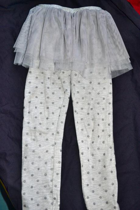 Dívčí legíny se sukýnkou na 5-6 let, lupilu,116