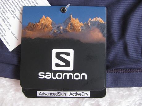 Funkční fialové elastické triko salomon, salomon,s