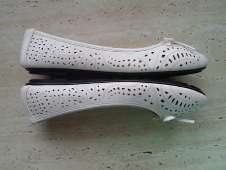 Bílé boty baleríny, 40