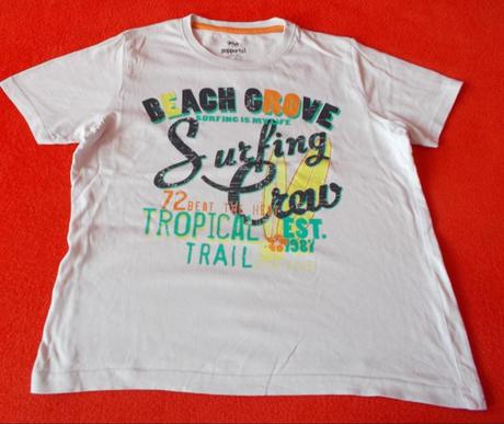 Chlapecké triko bílé krátký rukáv pepperts, pepperts,146