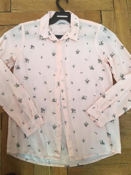 Jemná růžová halenka košile, reserved,146