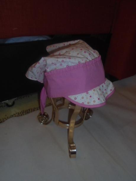 Klobouk šátek klobouček vel 53 otevřený, kik,50