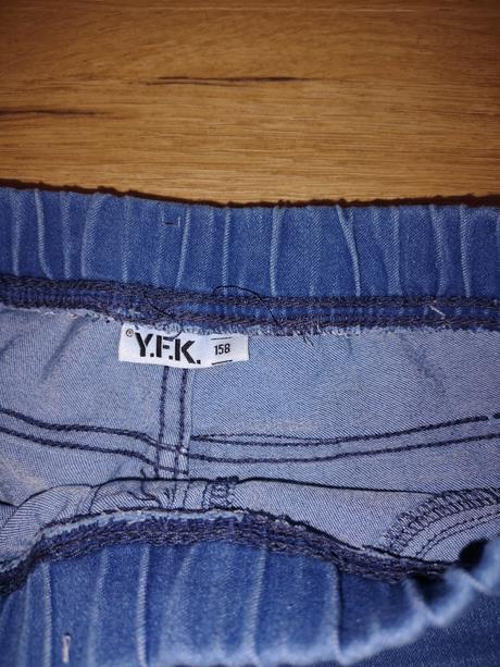 Dívčí kraťasy 158 vzhled rifloviny, 158