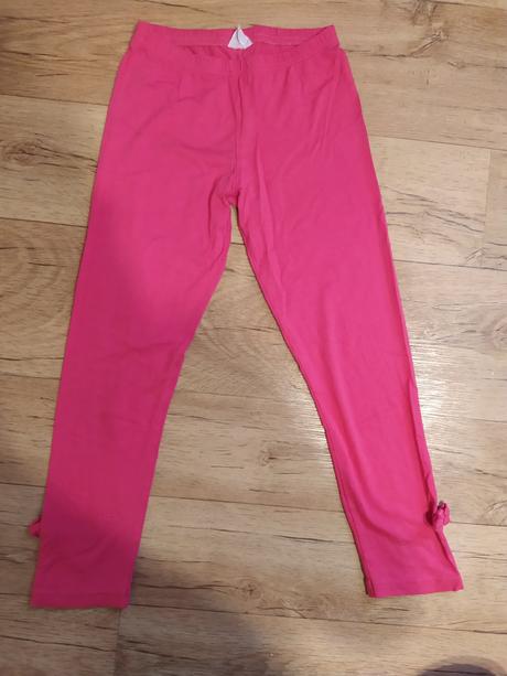 Dívčí 3/4 legíny s mašlemi haillo, vel. 134, 134