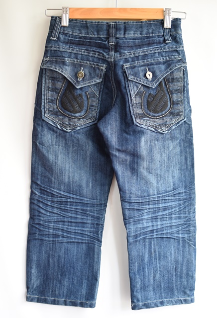 Džíny 3/4 vel. 8 let, 128