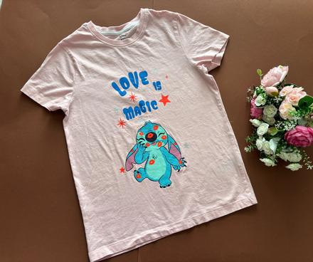 Triko růžové - v.9/10 let zn. disney, disney,140