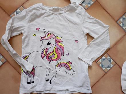 Tričko hm - jednorožec, h&m,110