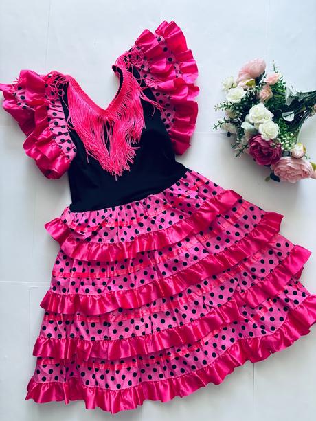 An8/ kostým španělská tanečnice - v.cca 12/24 měs, 