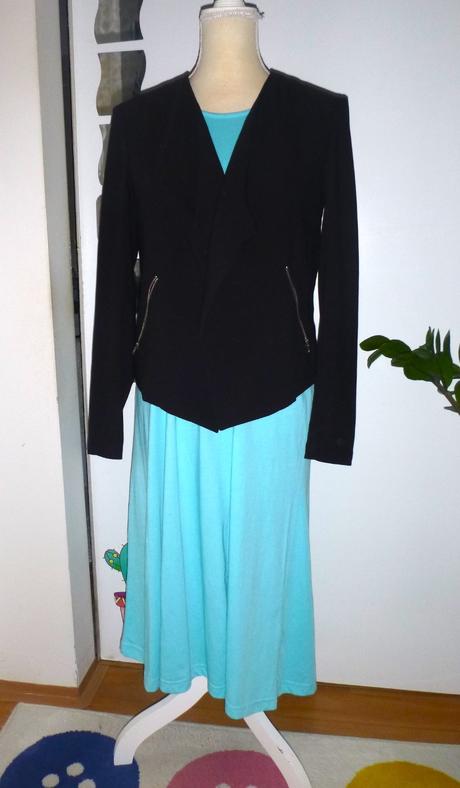 Pohodlné projmuté dlouhé triko-šaty - vel.l-xl, l