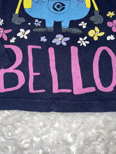 Modré tričko s mimoněm, 128