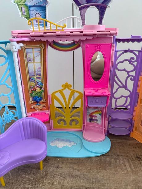 Mattel barbie duhový zámek, 