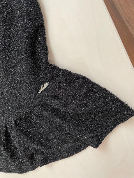 Třpytivý top s výstřihem do zat, vel s, mohito, mohito,xs