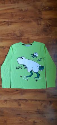 Dětské triko dl.ruk. h&m 134/140 dinosaurus jako d, h&m,134