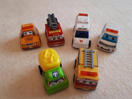 Dětská hračka - mini autíčka, 6ks,